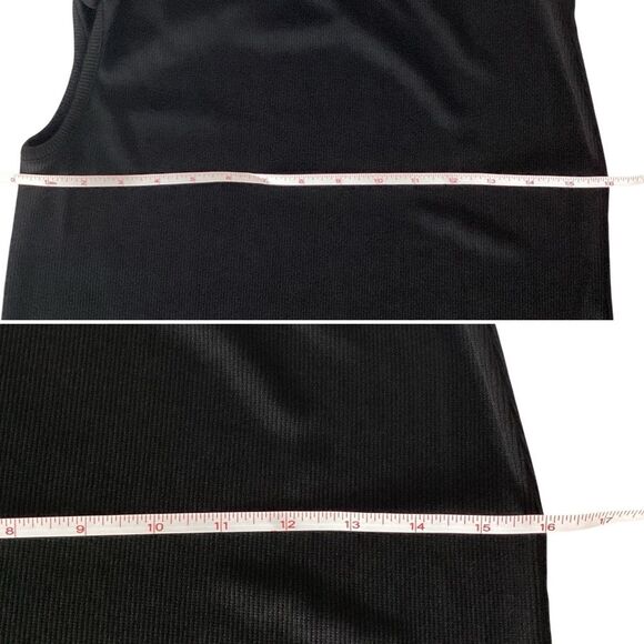 CHRISTOPHER ESBER NWT Size AU 10 US M Black Oblix Maxi Dress Cut Out Rib Knit - Picture 12 of 16